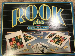 Rook Plus Wild Bird Game Card Parker Brothers 1994 Vintage Nib