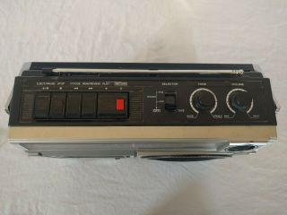 Vintage Panasonic RX - 1540 Portable AM/FM/Cassette Recorder Player Boombox 4