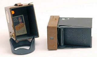Kodak Fiftieth Anniversary Roll Film Camera 1880 - 1930 Brown Leather 5