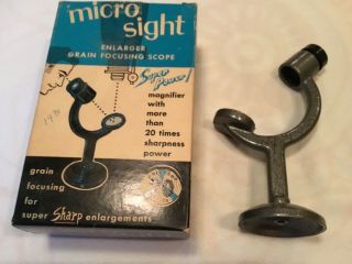 Vintage Micro Sight Enlarger Grain Focusing Scope 20x