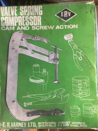 Vintage E.  R.  Varney Valve Spring Compressor