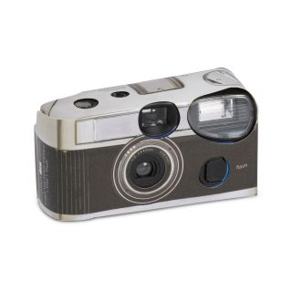 Disposable Cameras With Flash Vintage Design In Black Party Favour