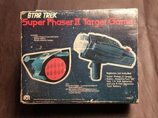 Vintage Star Trek Phaser 2 Target Game W/box 1976 4