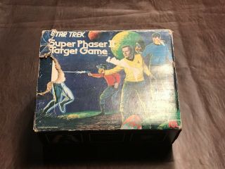 Vintage Star Trek Phaser 2 Target Game W/box 1976 7