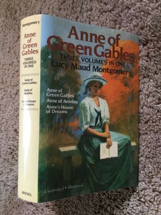 Anne Of Green Gables Three Volumes In One Lucy Maud Montgomery,  1986 Hcdj Avenel