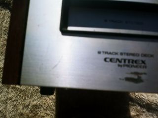 Pioneer Centrex Th 30 - 8 Track Stereo Deck.  Minor Wear.