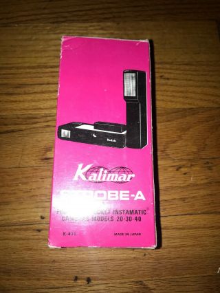 Kalimar Strobe - A Flash For Kodak Pocket Instamatic Cameras W Box