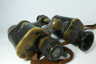 Old Vintage E Leitz Wetzlar 8x L14 115=6.  5 Degrees Binoculars