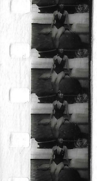 vintage 1950s Pulp burlesque dancer 8mm film reel Pinup Risque Barbara Osterman 2