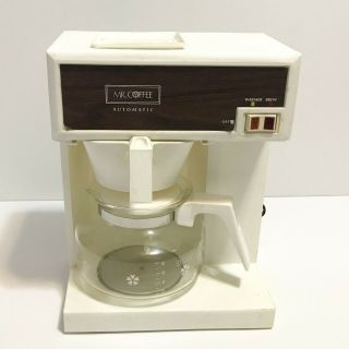 Vintage Mr Coffee Model Cb - 600 Automatic Drip Maker 8 Cup Glass Carafe Beige