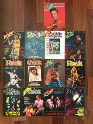 Let It Rock Assorted Vintage Magazines From The 1970’s