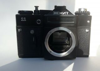 Zenit 11 35mm film SLR camera body Made in USSR 1982 year (82110991) 3