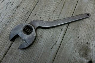 Vintage cranked adjustable Gedore spanner classic car man cave home collector 3