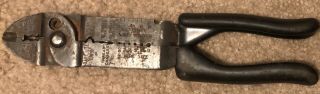 Vintage Thomas & Betts T&B WT - 100M STA - KON Wire Stripper,  Crimp,  & Cutting Tool 2