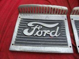 Vintage Ford Running Board Side Step Plates rat hot street rod 1930 1932 1934 2