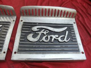 Vintage Ford Running Board Side Step Plates rat hot street rod 1930 1932 1934 3