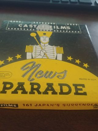 Vintage Movie Reel 8mm Castle Films News Parade 161 Japan 