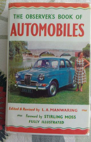 Observers Book Of Automobiles 1959 Edition.