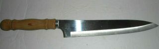 Vintage Bennington Forge Lifetime Cutlery Kitchen Butcher Knife.  9.  5  Blade