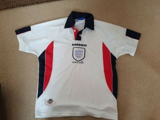 Vintage England Football Shirt Size Medium