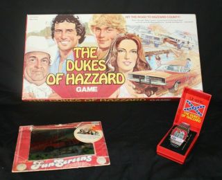 Vintage Dukes Of Hazzard/ Board Game Ideal Unisonic Electronic Watch Etch Sketch