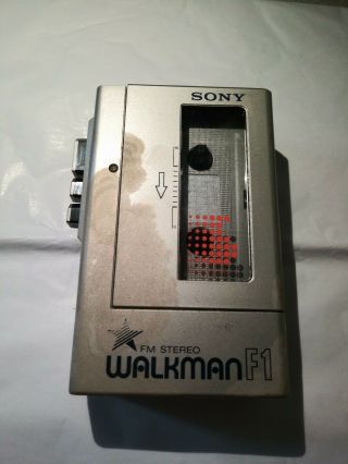 Vintage Sony Walkman Wm - F1 Fm Radio Cassette Player Parts\repair
