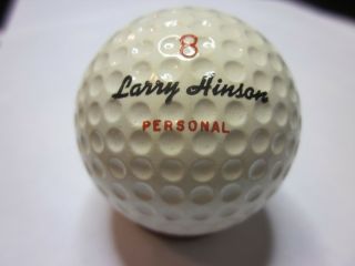 Golf Ball Signature Larry Hinson Personal - - Vintage
