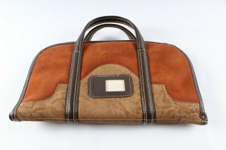 Vintage Browning Suede Leather Fleece Lined Pistol Rug Case