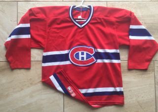 Mens Vintage Ccm Nhl Montreal Canadiens Hockey Jersey Sz M