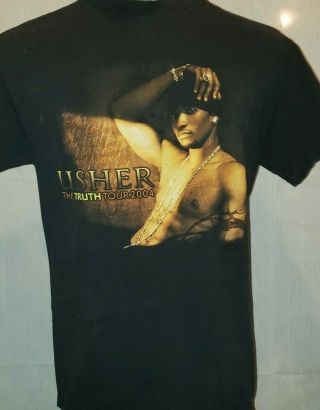 Usher Raymond Vintage 2004 Truth Tour Concert T - Shirt Men 