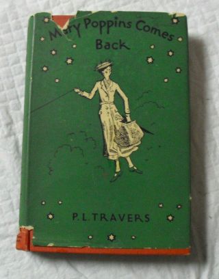 Vintage 1935 Book Mary Poppins Comes Back By Pl Travers