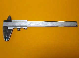 Vintage Mahr 16nz Stainless 0 - 6 Inch Analog Vernier Caliper Made In Germany