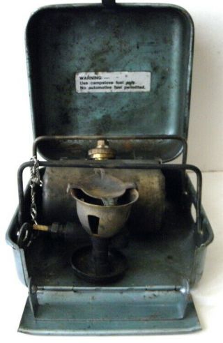 vintage Optimus 8R backpacking Camp Stove Made in Sweden key type 2