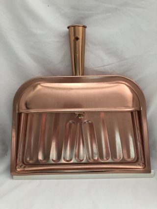 Vintage Copper Tone Dust Pan Ballonoff Home Products Cleveland Ohio Usa