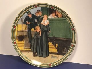 Vintage Knowles Collector Plate Norman Rockwell American Dream Orphans Hope Nuns