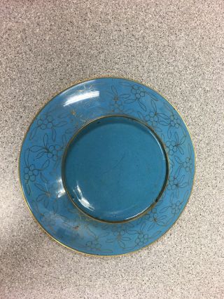 Vintage Chinese Cloisonne Plate 6 1/2” Diameter 3