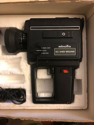 Vintage - Minolta Xl - 440 Sound 8 Movie Camera