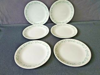Vintage Corelle Country Cottage 8 1/ 2 " Luncheon Lunch Salad Plate Set Of 6