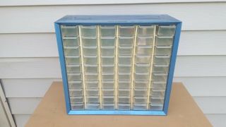 Vintage Metal 60 Drawer Nut/bolt Small Parts Storage Cabinet Bin Organizer