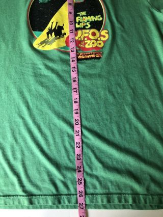 Vintage The Flaming Lips UFO ' s At The Zoo OKC Concert T Shirt Large 5