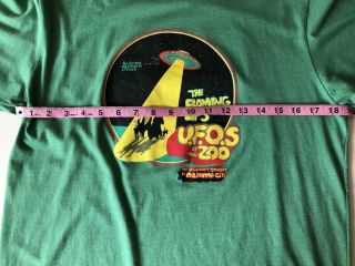 Vintage The Flaming Lips UFO ' s At The Zoo OKC Concert T Shirt Large 6