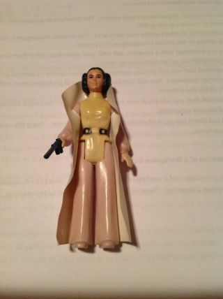 Vintage Star Wars Princess Leia 1977 Complete With Cape And Weapon