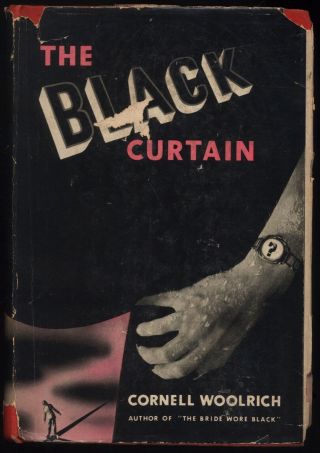 The Black Curtain By Cornell Woolrich 1st Edition 1941 - Nr