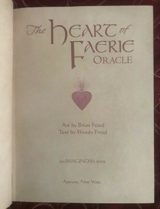 Heart of the Faerie Oracle by Wendy Froud - SIGNED by Brian and Wendy Froud 4