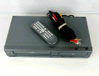 Magnavox MWD2205 DVD/VCR Player Combo With Audio Cables & Remote - 2