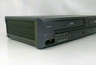 Magnavox MWD2205 DVD/VCR Player Combo With Audio Cables & Remote - 3