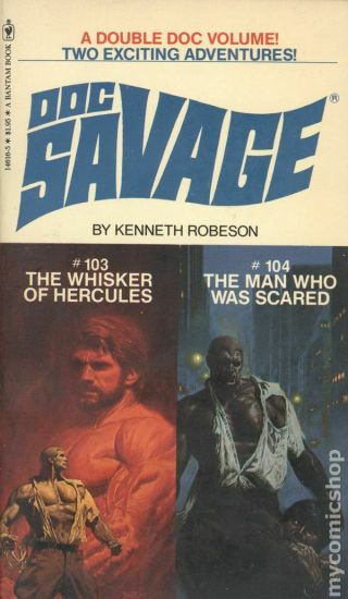 The Whisker Of Hercules / The Man Who Was Scared (very Good) Doc Savage Bantam