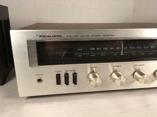 1980’s Realistic STA - 430 Stereo Receiver - - Silver Face 2