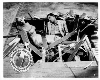 Jerry Lewis,  Sexy Anita Ekberg Still Hollywood Or Bust (1956) Vintage