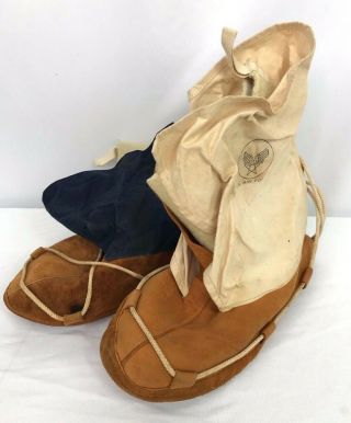 Vintage Us Air Force Survival Kit High Top Moccasin Boots